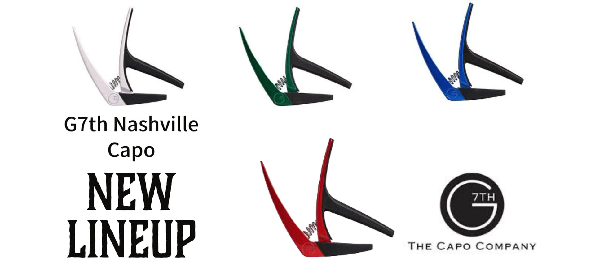 「G7th Nashville Capo」に待望のニューカラーが登場！