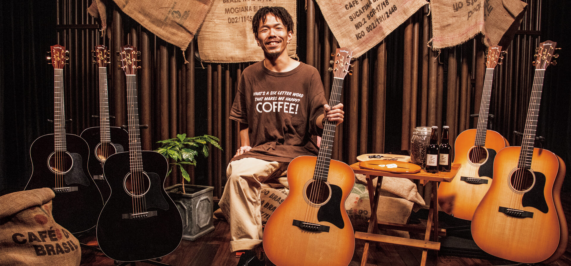HEADWAY GUITARS COFFEE GUITAR×モリシー