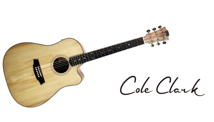 Cole Clarkの代表モデルFL Dreadnoughtシリーズ、20周年限定仕様のCCFL2EC-BMR-ANVSYが登場