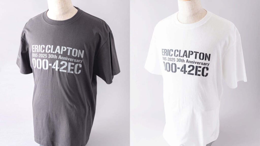エリック・クラプトンとマーティン・ギターのコラボTシャツが5月30日まで限定販売中！