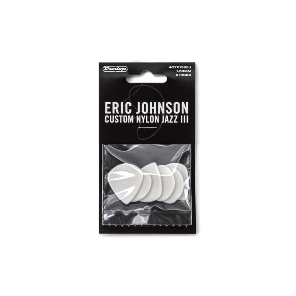 ERIC JOHNSON CUSTOM NYLON JAZZ III PICK 1.38MM(6枚セット)