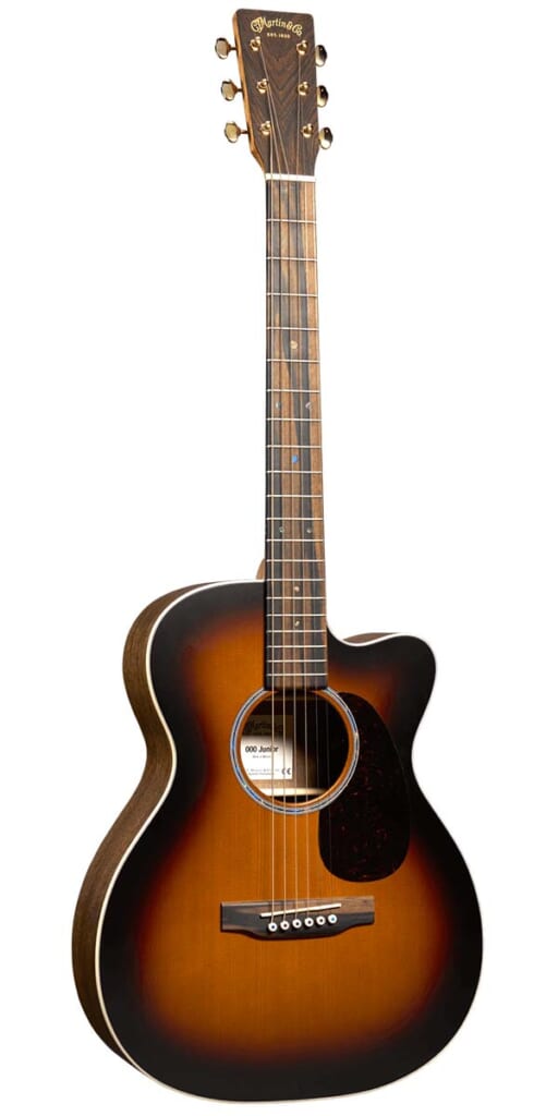 Martin/Junior Series 000C Jr E Walnut burst(前面)